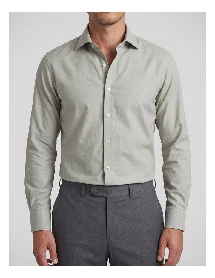 Whitman Grey Cotton Shirt image 1