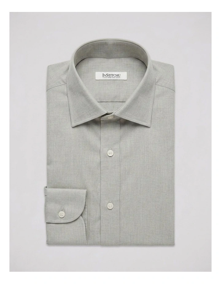 Whitman Grey Cotton Shirt image 3