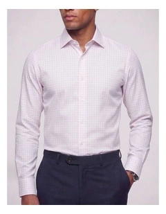 Wilde Pink Windowpane Cotton Shirt