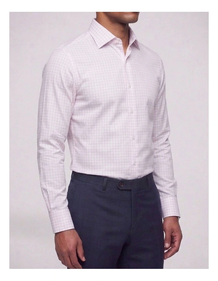 Wilde Pink Windowpane Cotton Shirt image 2