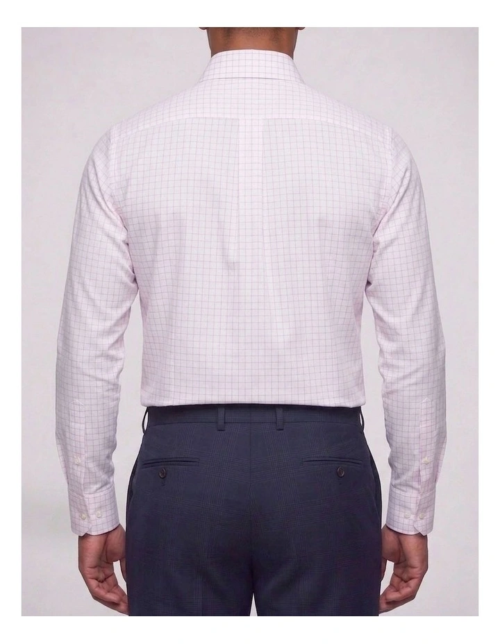 Wilde Pink Windowpane Cotton Shirt image 4