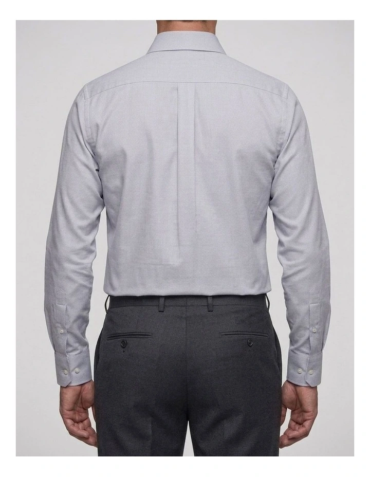 Wilson Grey Pincheck Cotton Shirt image 4