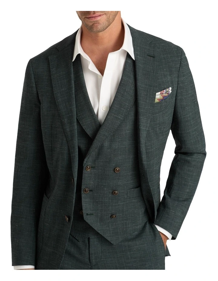 Flynn DB Waistcoat Flow in Green image 2