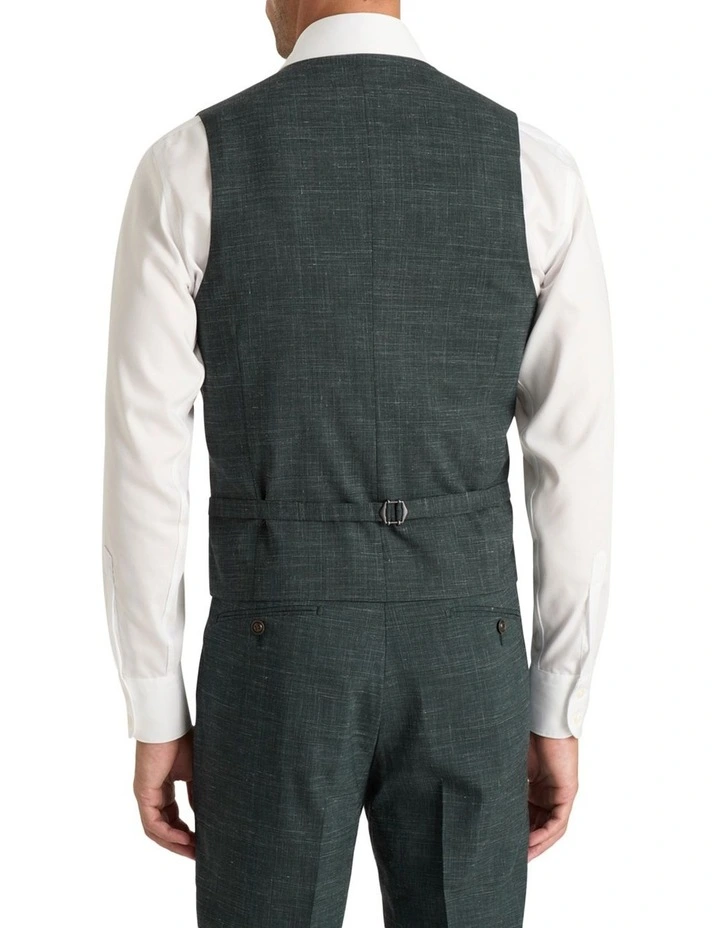 Flynn DB Waistcoat Flow in Green image 3