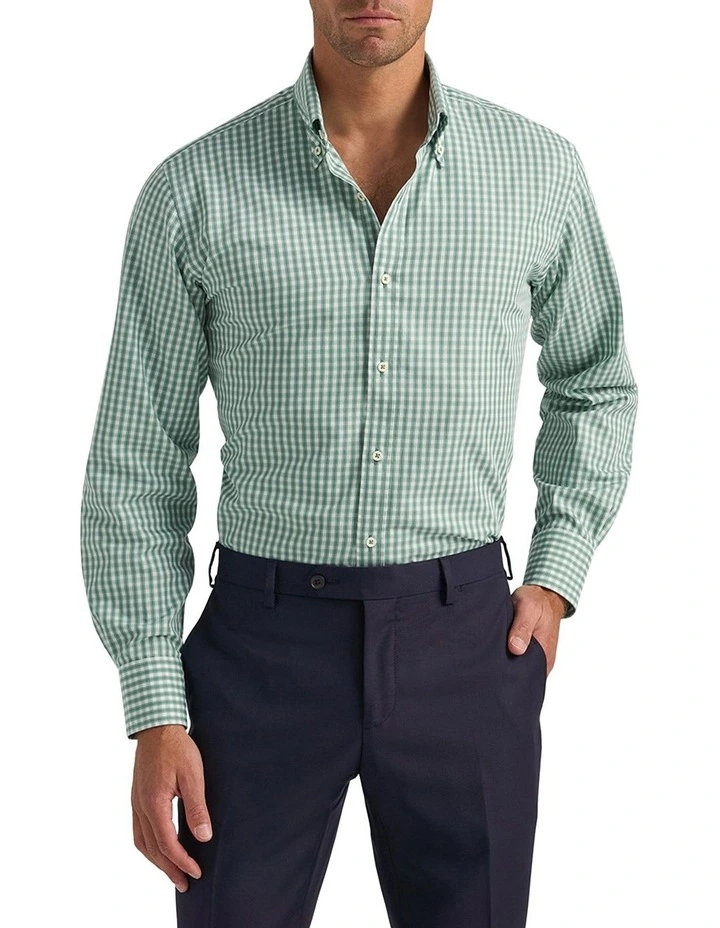 Worthington Shirt in Green Navy image 2