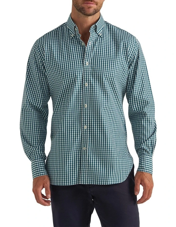 Worthington Shirt in Dark Green Navy image 2