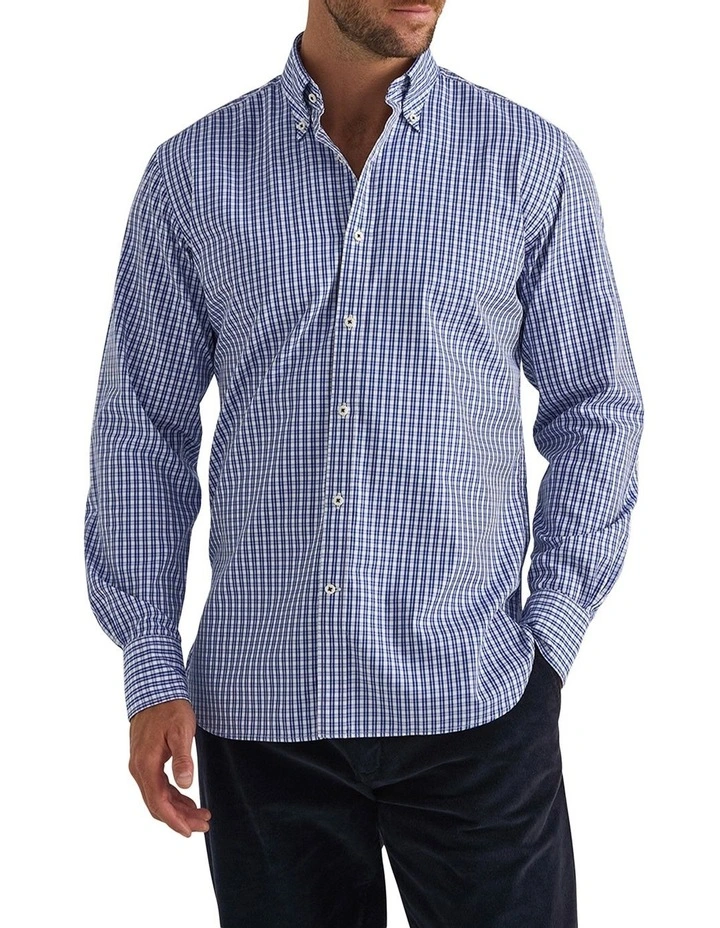 Worthington Shirt in Navy Pink image 2