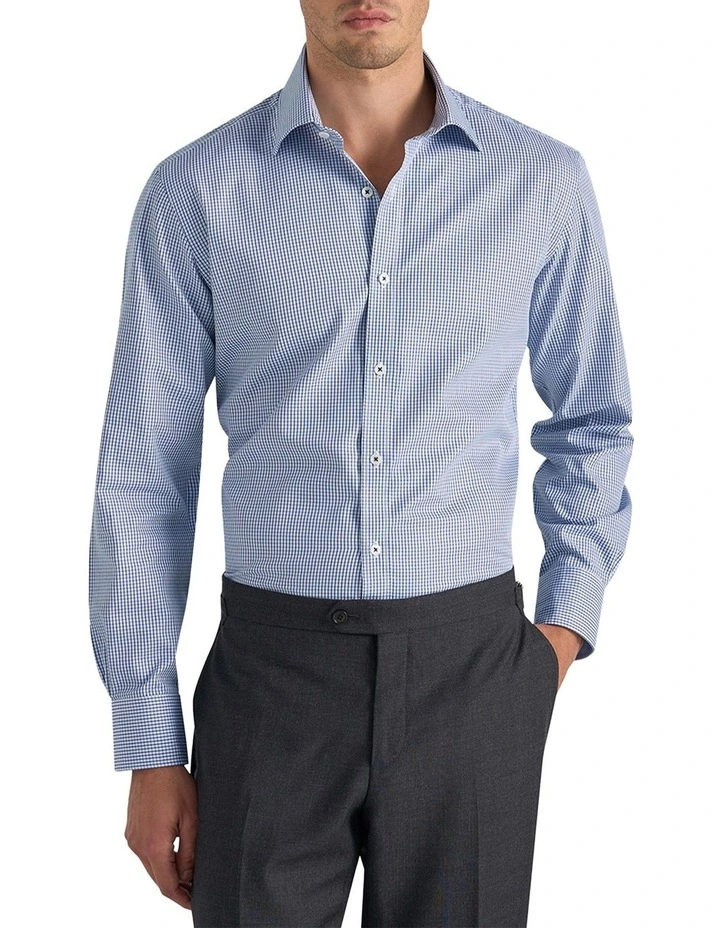 Sergey Shirt in Navy Sky image 1