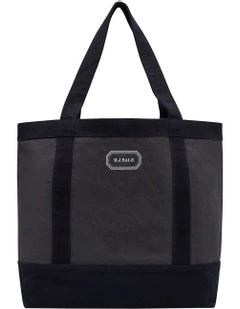Benicio Tote Bag in Charcoal Navy