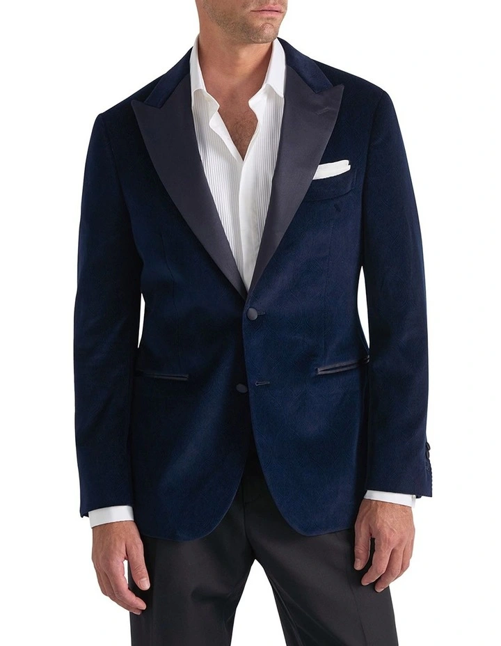 Bernadi Tux Jacket in Midnight image 4