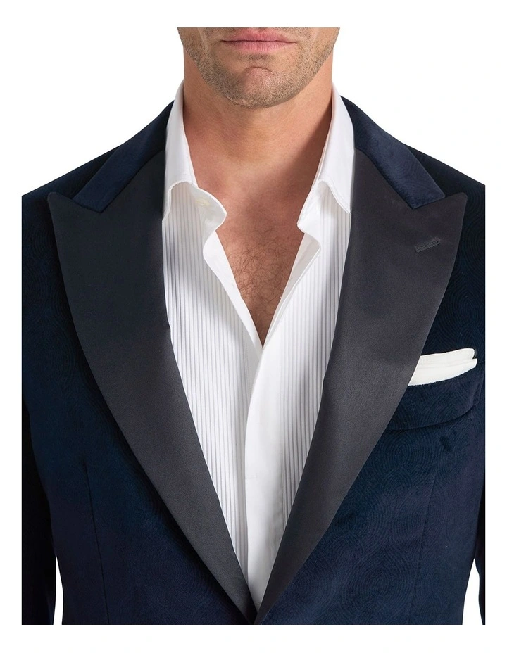 Bernadi Tux Jacket in Midnight image 5