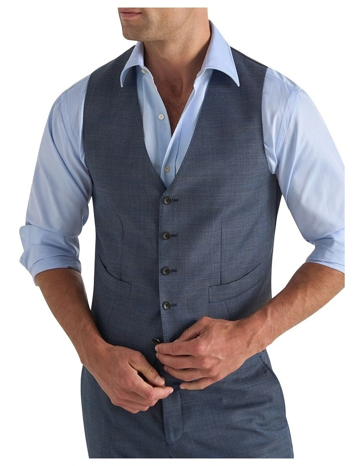 Enders Waistcoat in Blue image 1