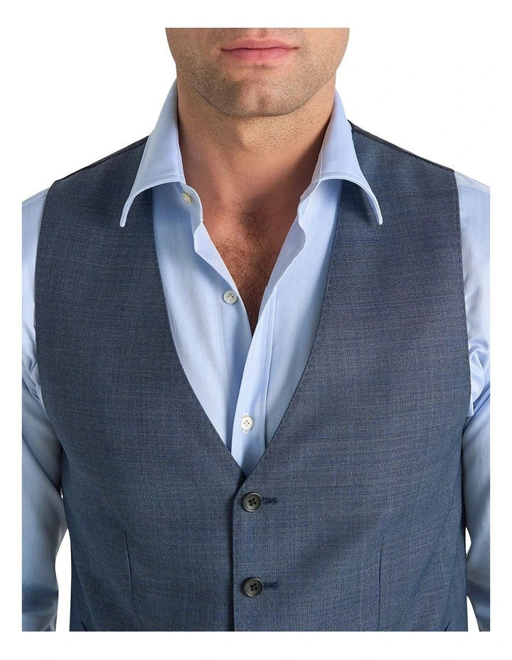 Enders Waistcoat in Blue image 4
