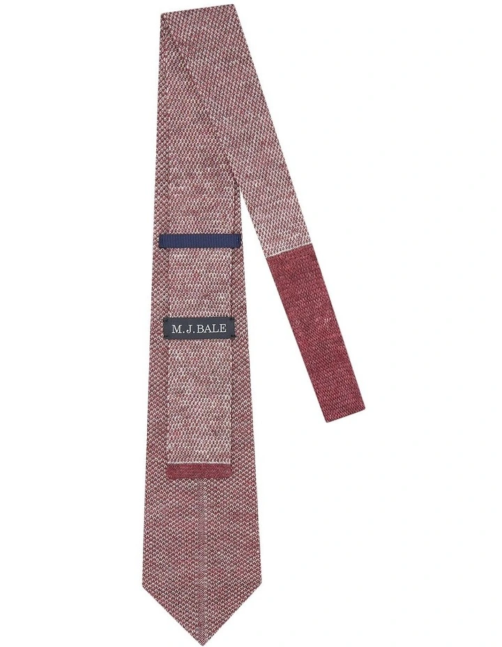 Arena Knit Tie in Cherry image 2