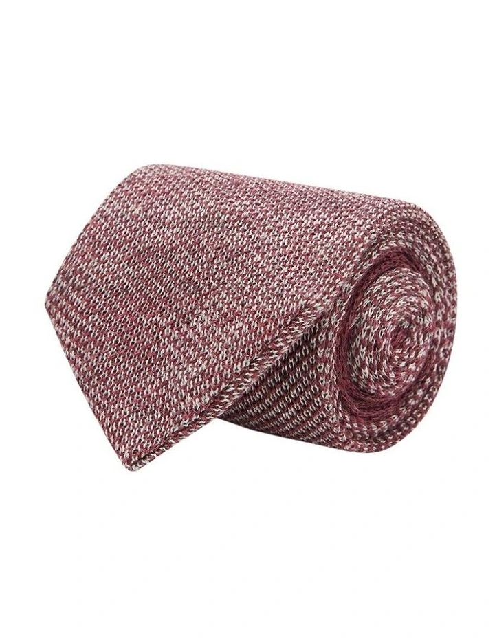 Arena Knit Tie in Cherry image 3