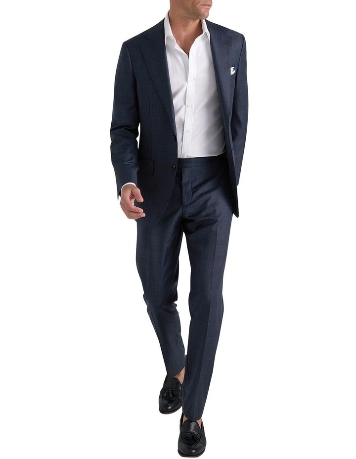 Argento Trouser In Navy image 3