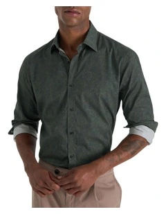 Barocci Printed Shirt in Green