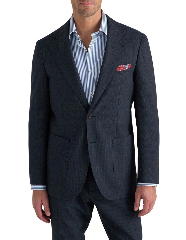Brazza Jacket in Navy image 4