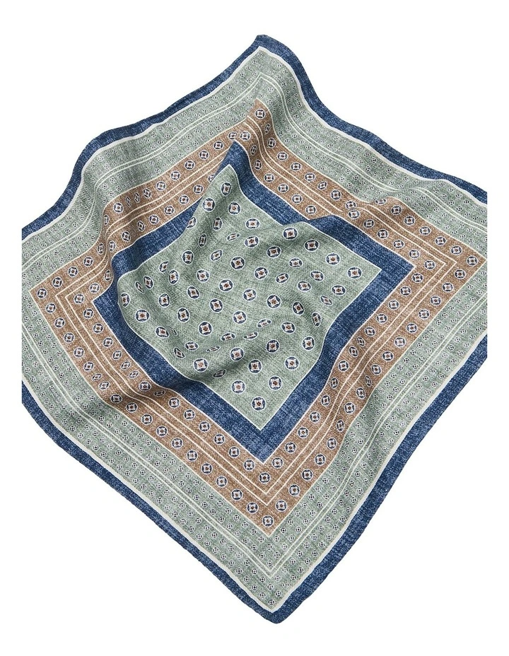 Cassani Pocket Square in Brown image 2