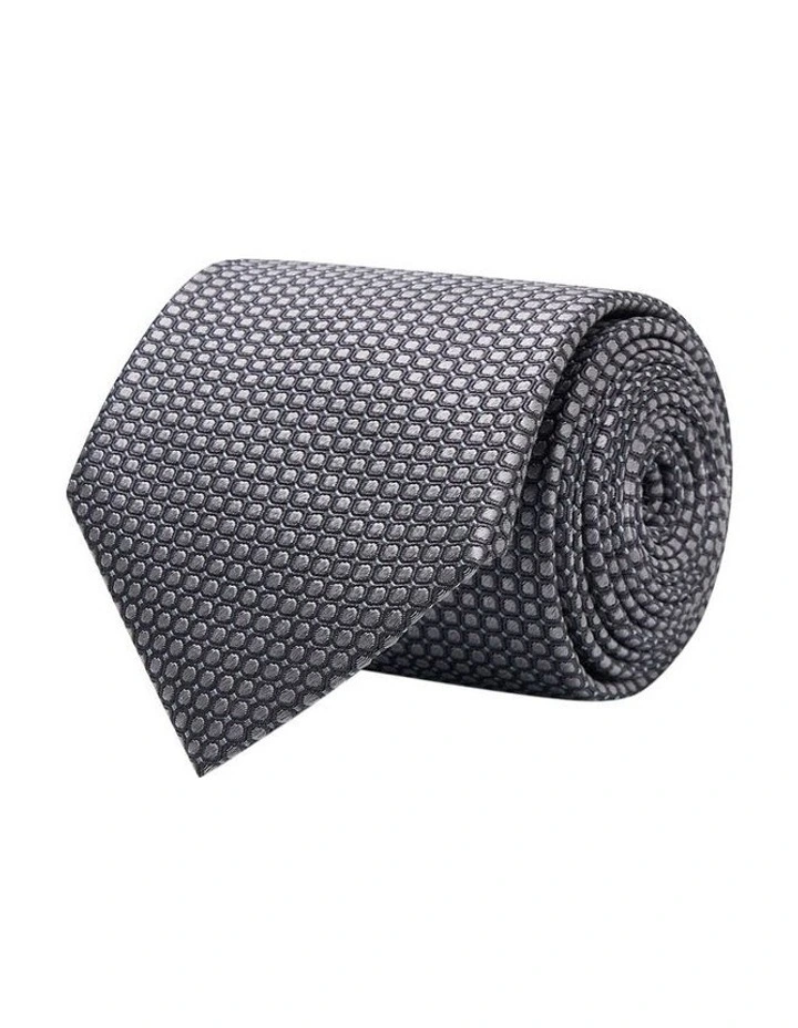 Chadwick Tie In Grey Charcoal image 3