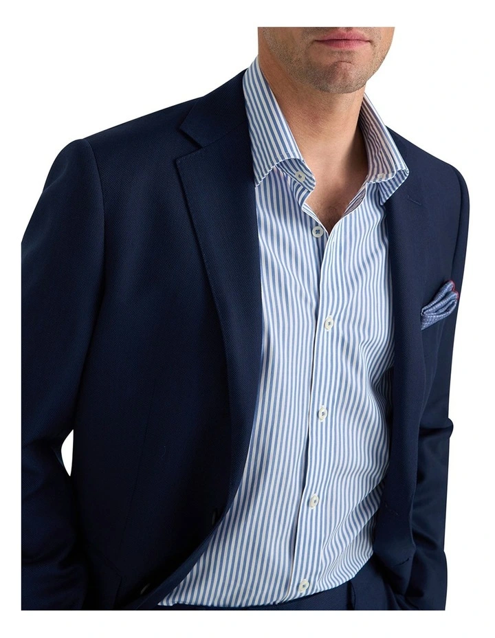Colllins Stripe Shirt in Blue image 3