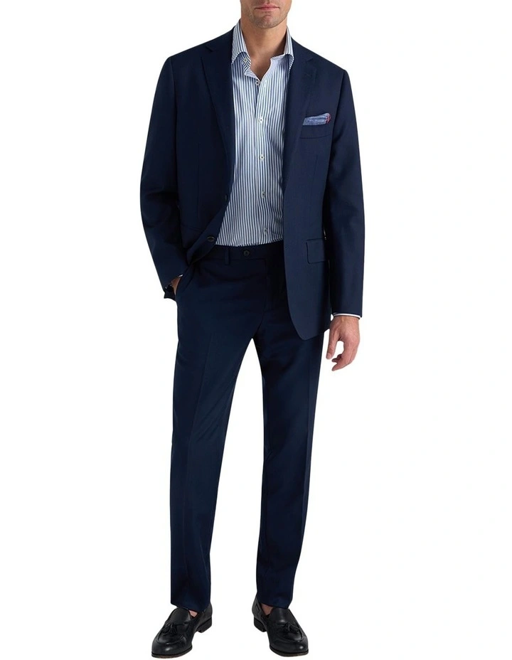 Colllins Stripe Shirt in Blue image 5