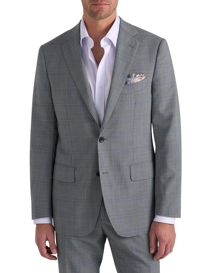 Cowell Jacket in Grey Blue image 4