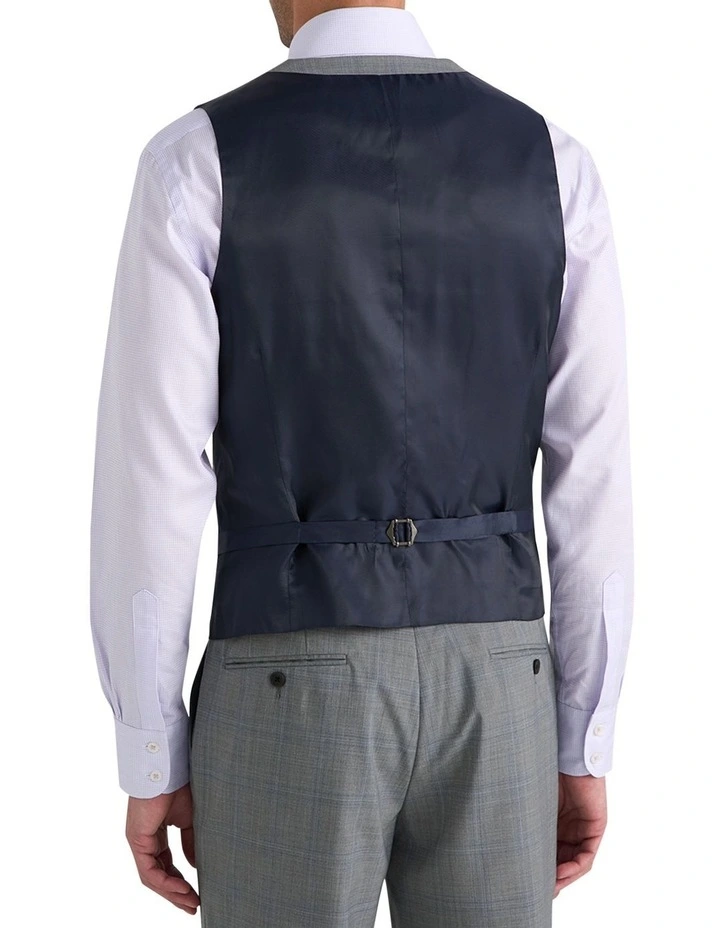 Cowell Waistcoat in Grey Blue image 2
