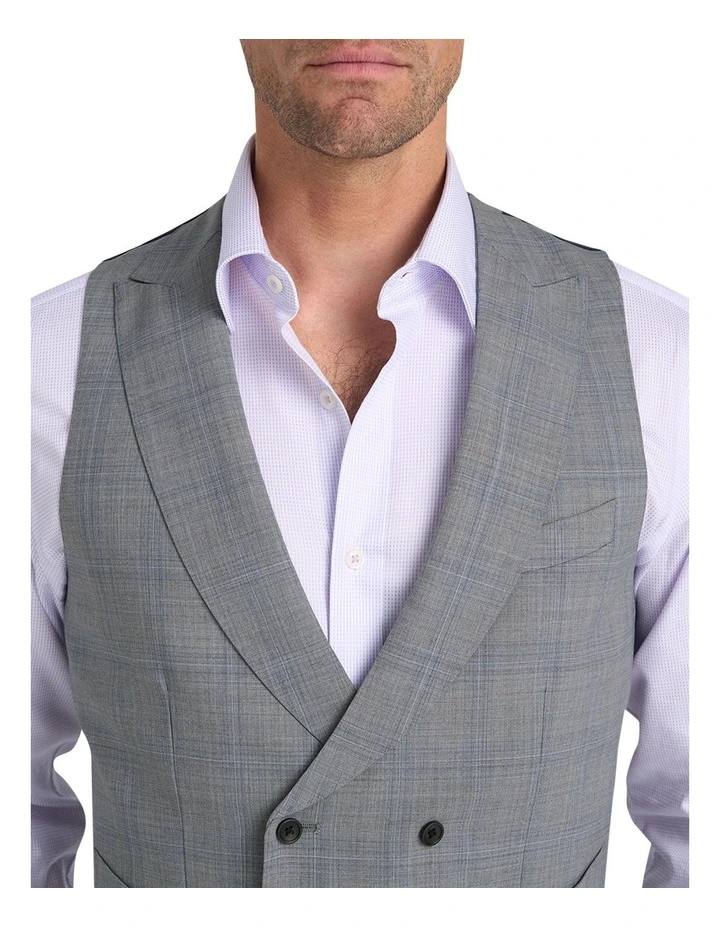 Cowell Waistcoat in Grey Blue image 5