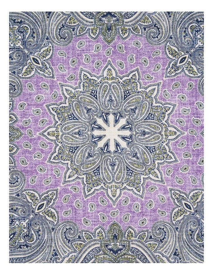 Cresto Pocket Square in Lilac image 3