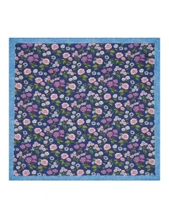 Demonte Pocket Square In Navy