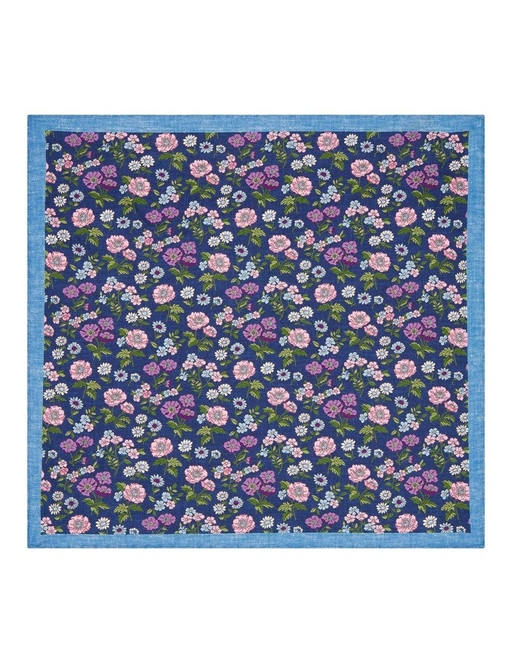 Demonte Pocket Square In Navy image 1