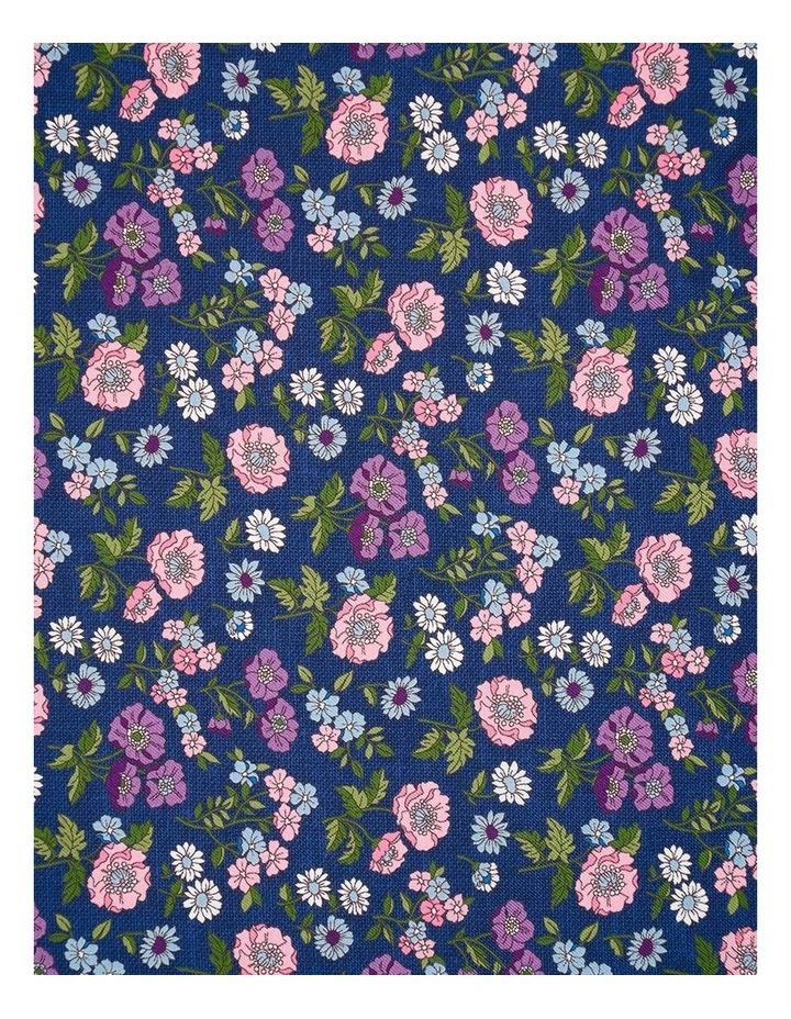 Demonte Pocket Square In Navy image 3