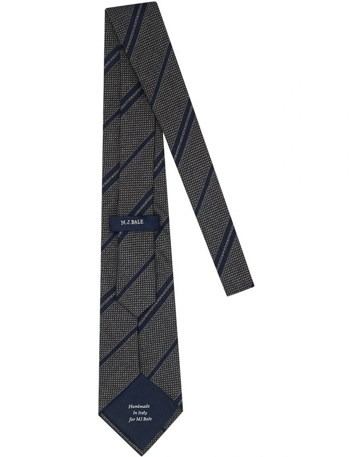 Dente Tie in Navy image 2