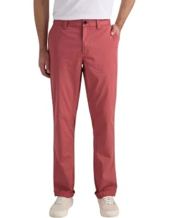 Douglas Chino Pant in Coastal Red