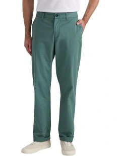 Douglas Chino Pant in Washed Coastal Green