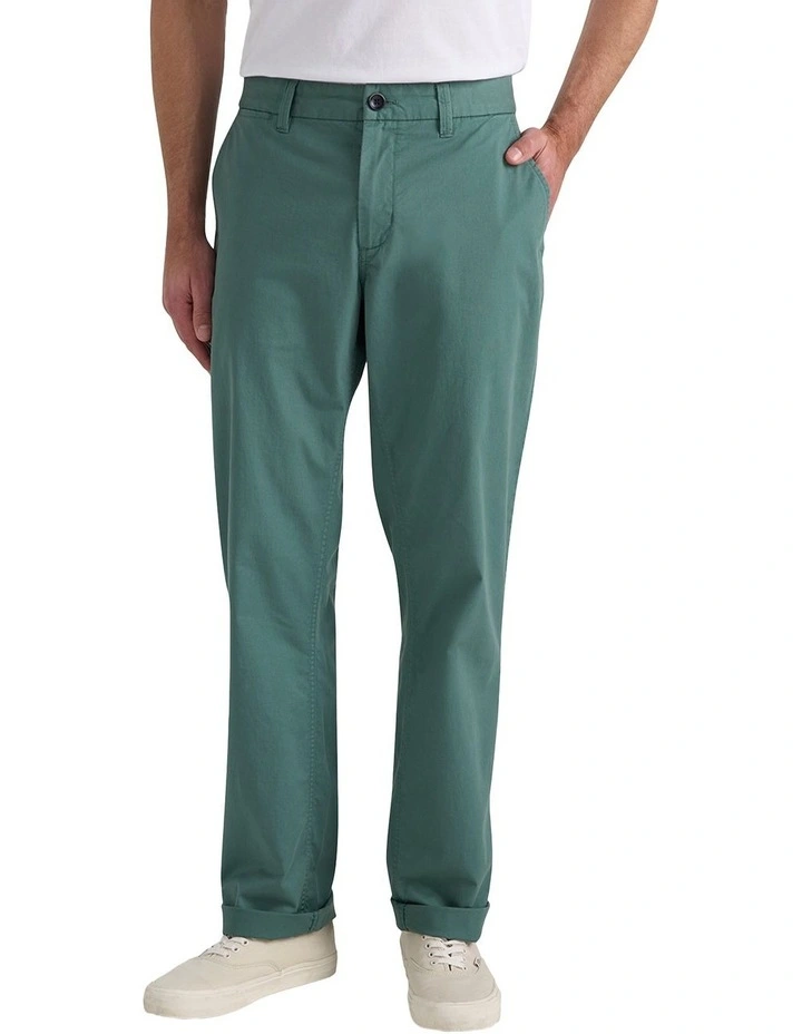 Douglas Chino Pant in Washed Coastal Green image 1
