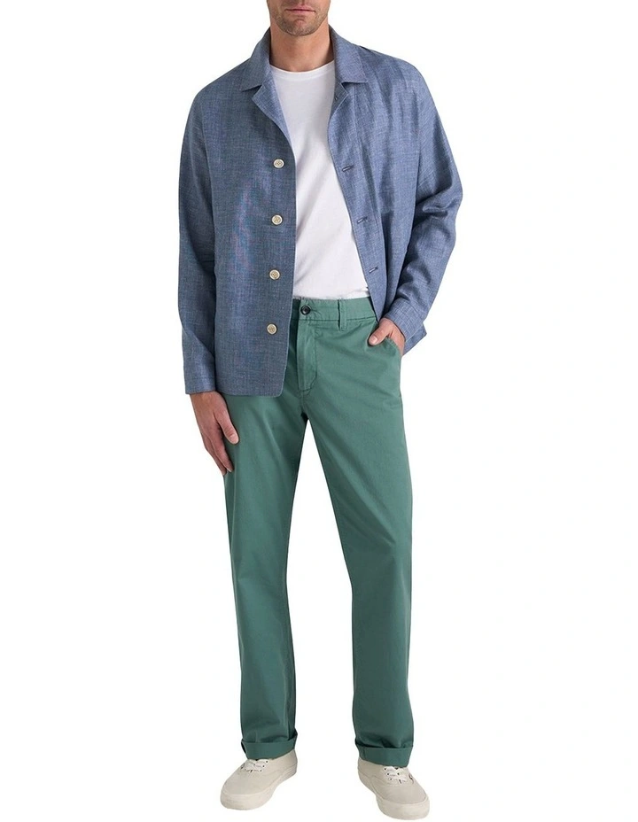 Douglas Chino Pant in Washed Coastal Green image 3
