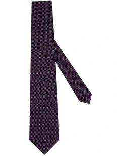 Ethan Tie in Red Navy