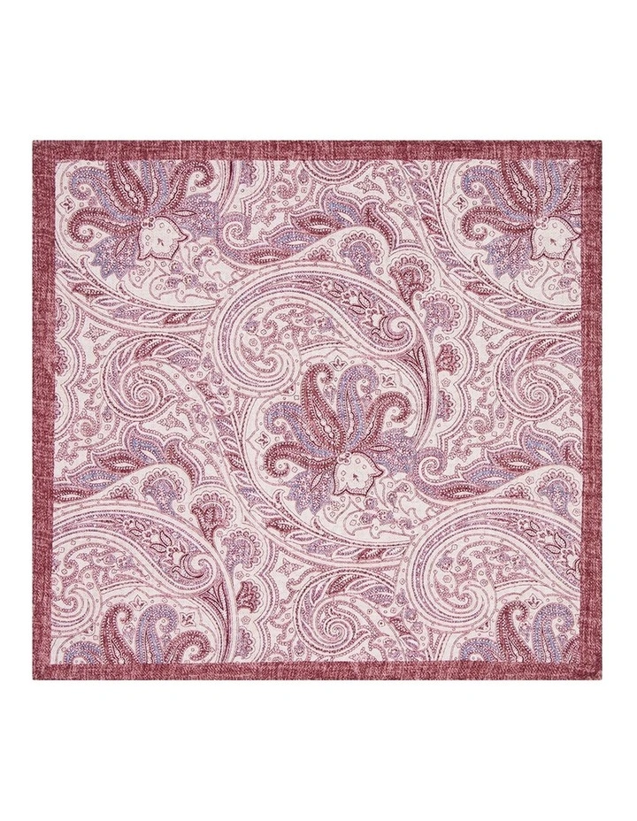 Fantini Pocket Square in Raspberry image 1