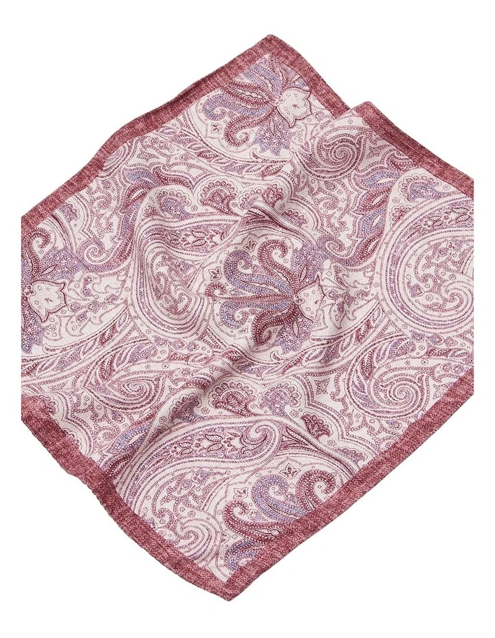 Fantini Pocket Square in Raspberry image 2