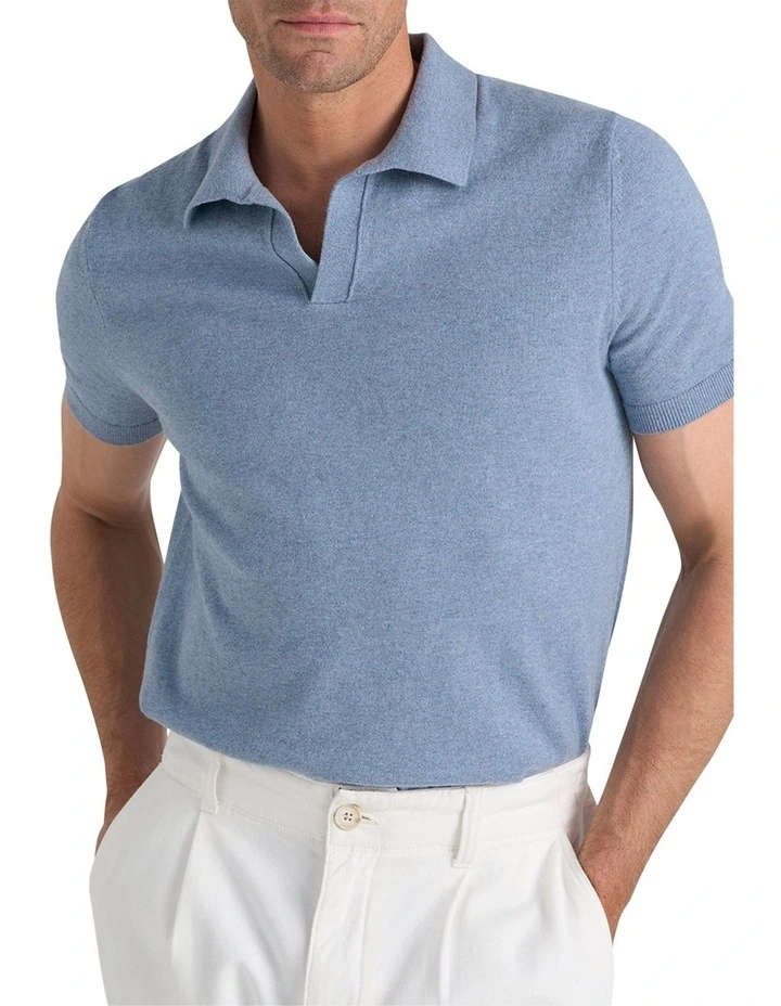 Furlong Polo Shirt in Blue image 1