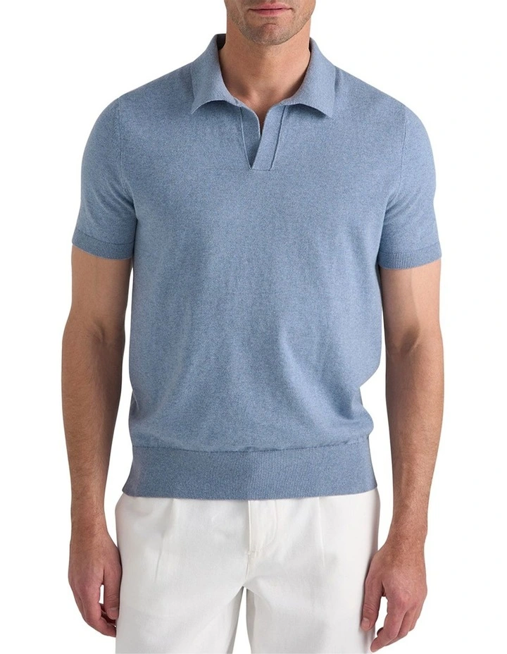 Furlong Polo Shirt in Blue image 3