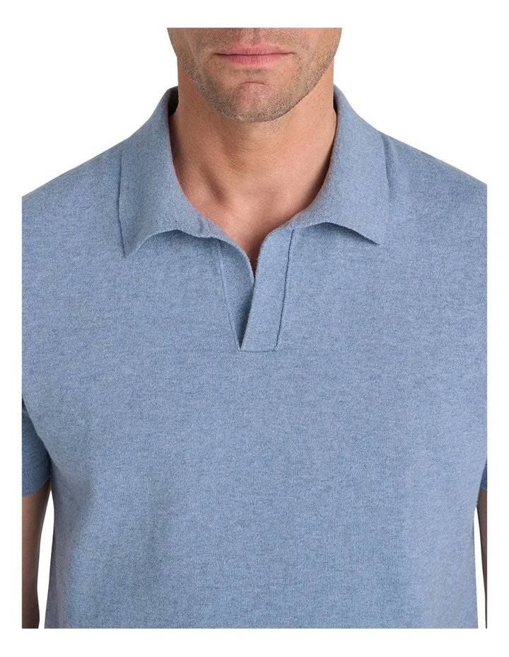 Furlong Polo Shirt in Blue image 5