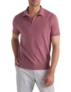 Furlong Polo Shirt in Red