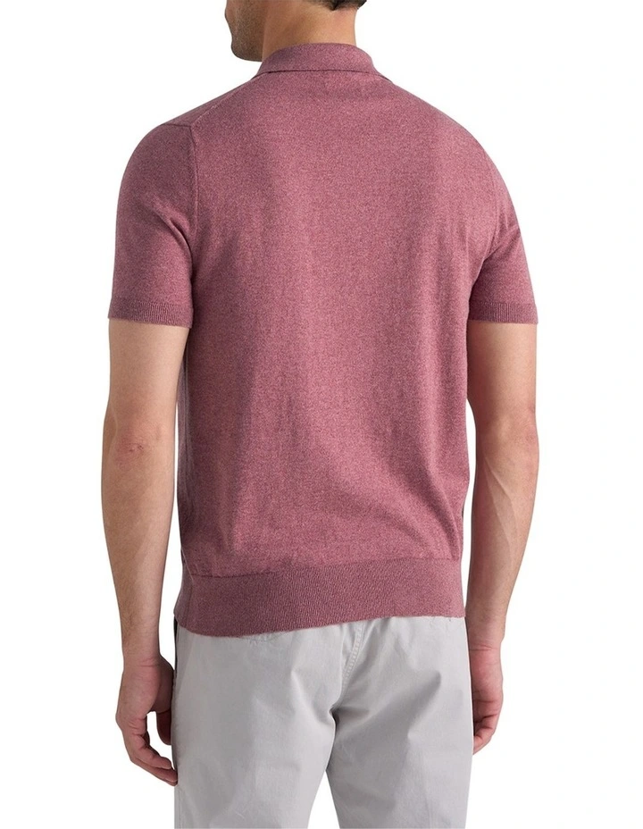 Furlong Polo Shirt in Red image 2