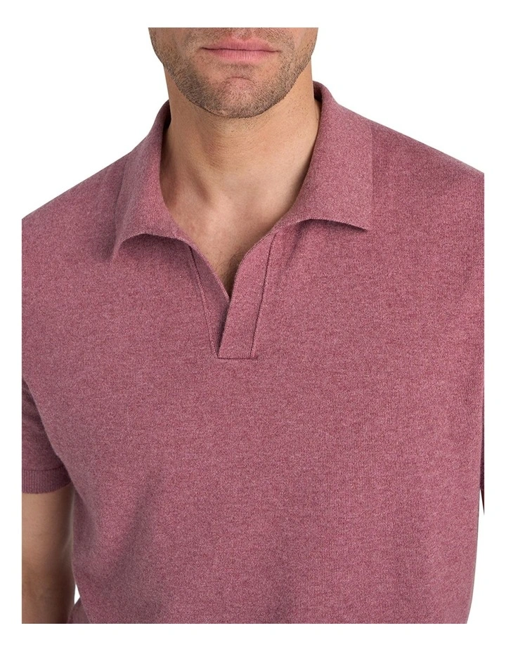 Furlong Polo Shirt in Red image 5