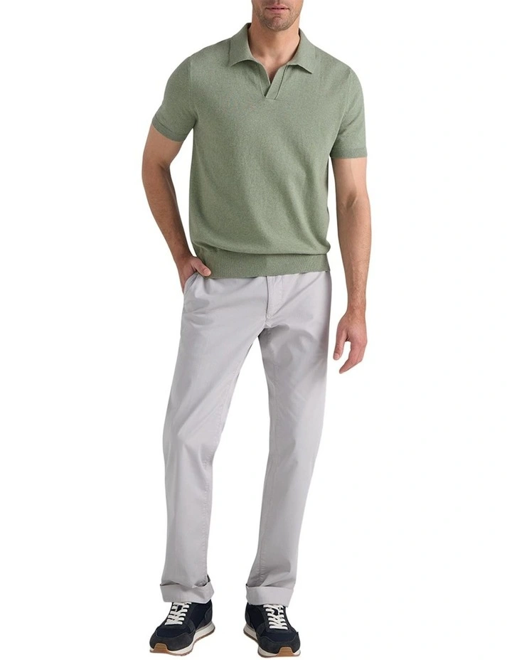 Furlong Polo Shirt in Sage image 4