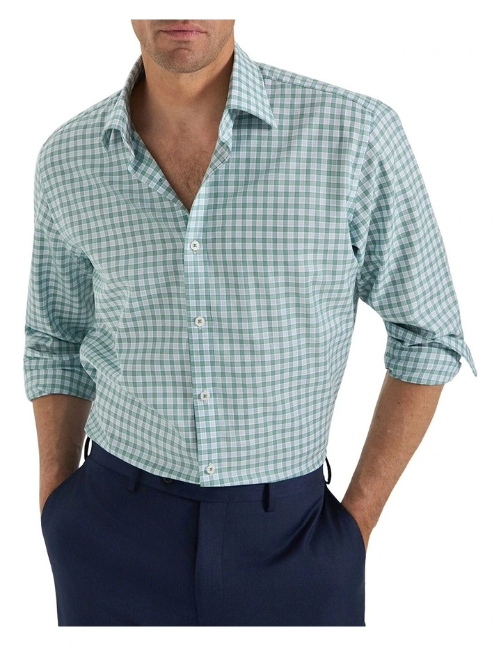 Goodridge Shirt in Sky Green image 2