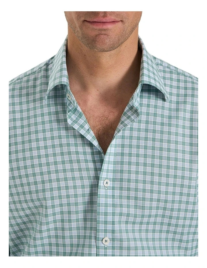 Goodridge Shirt in Sky Green image 4